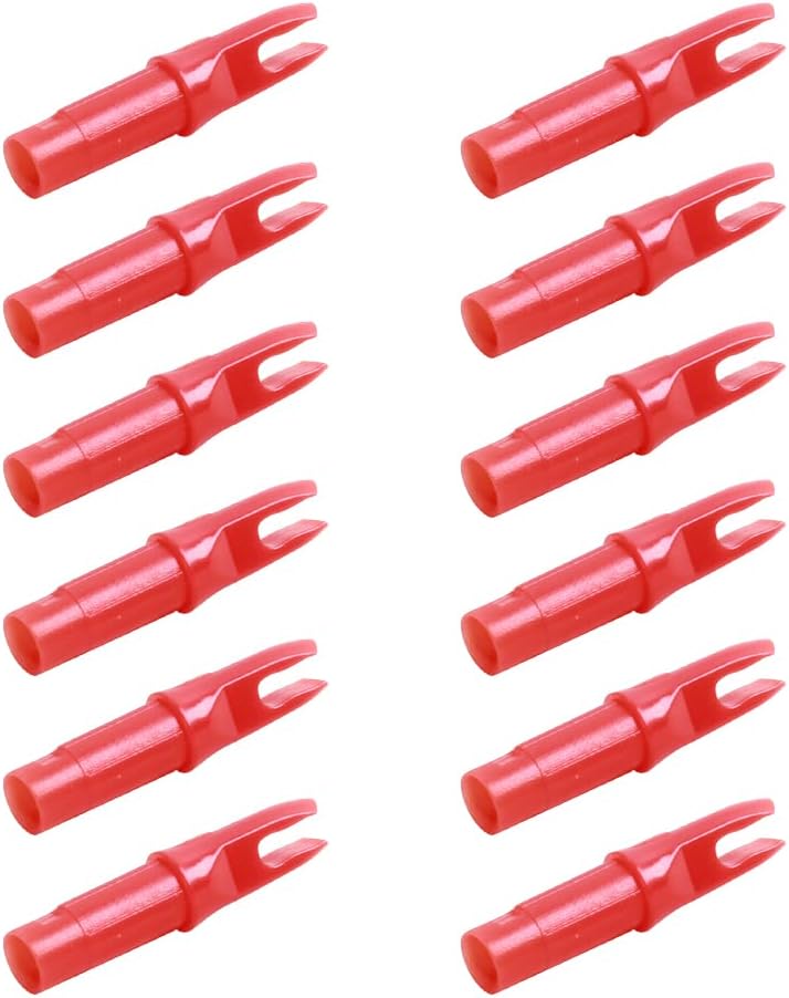 SOPOGER 50 Packs Archery Arrows Nocks - Arrow Inserts for Carbon Arrows .244/6.20mm Plastic Arrow Nocks for DIY Hunting Shooting - Image 5